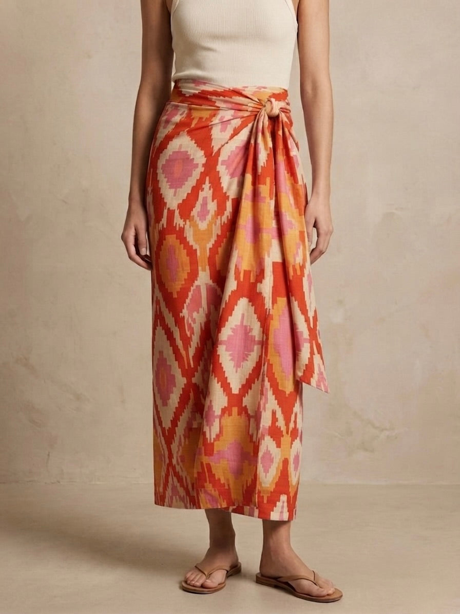 Pareo - Red Ikat