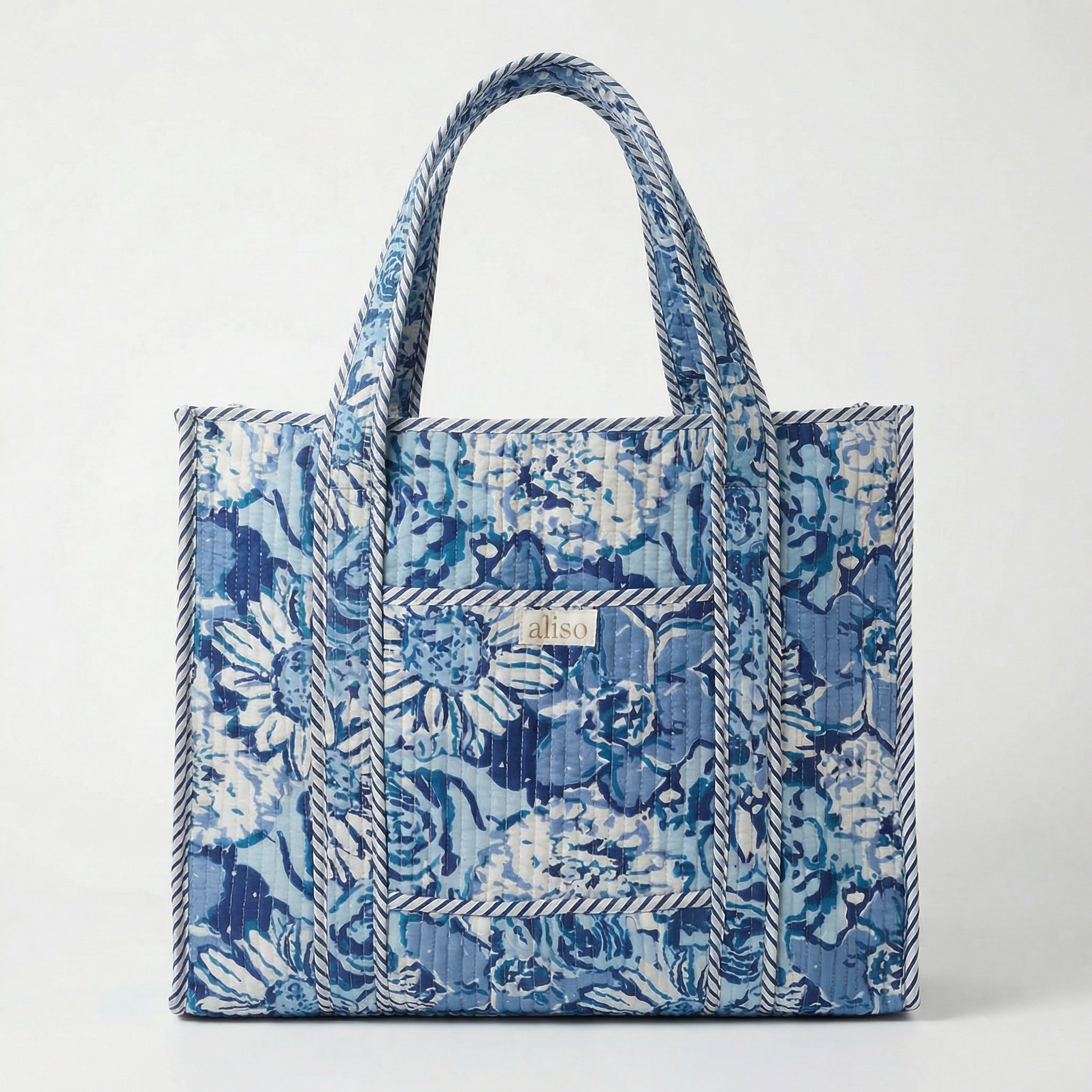 Tote Bag - Indigo Garden