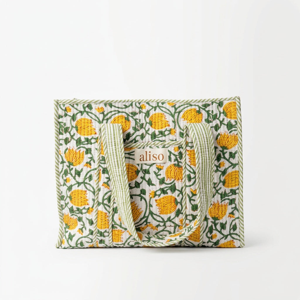 Tote bag - Yellow tulips