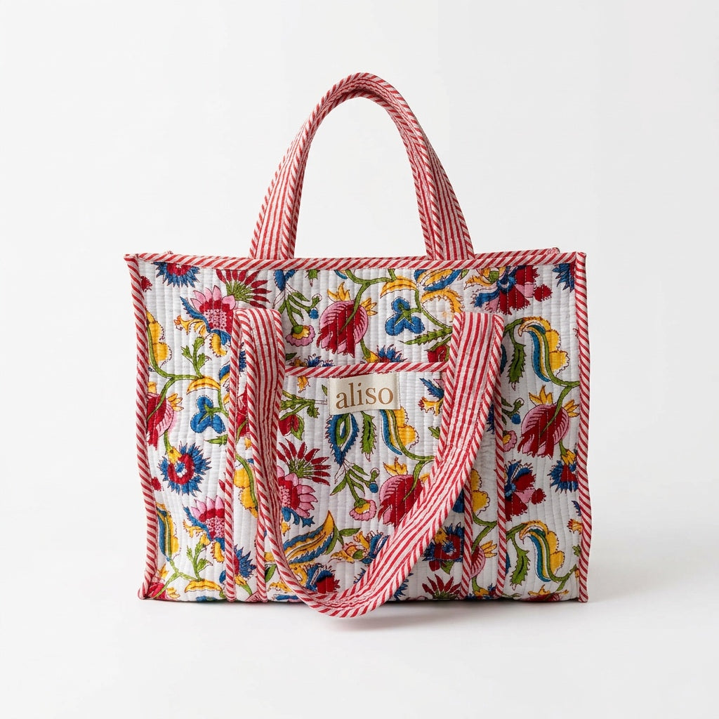 حقيبة تسوق - كرمة زهرية