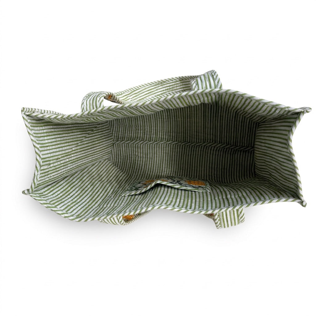 Tote bag - Yellow tulips